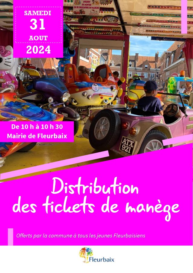 08.24 31 Distribution tickets de manège A